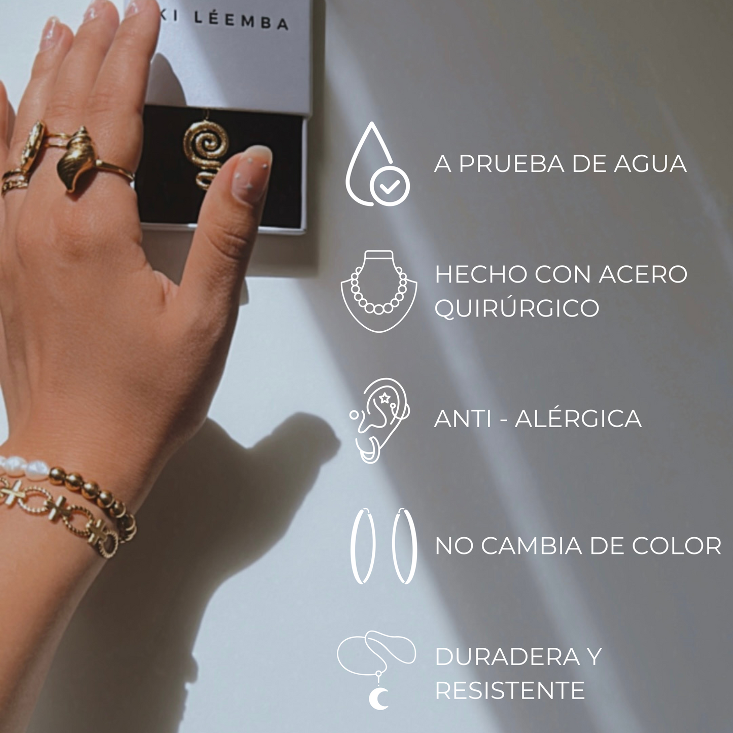 Pulsera Flor Blanca