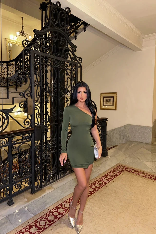 Vestido Oliva Seducción