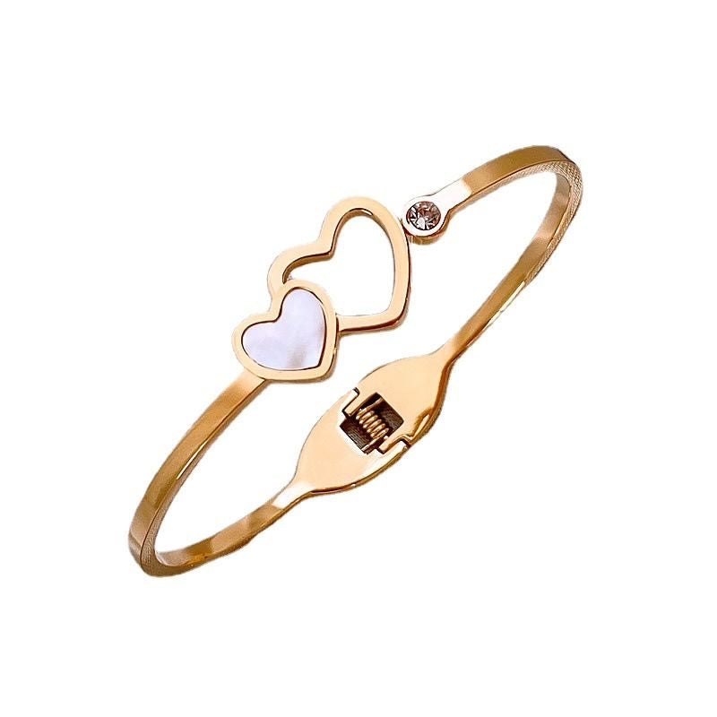 Pulsera Corazón Blanco