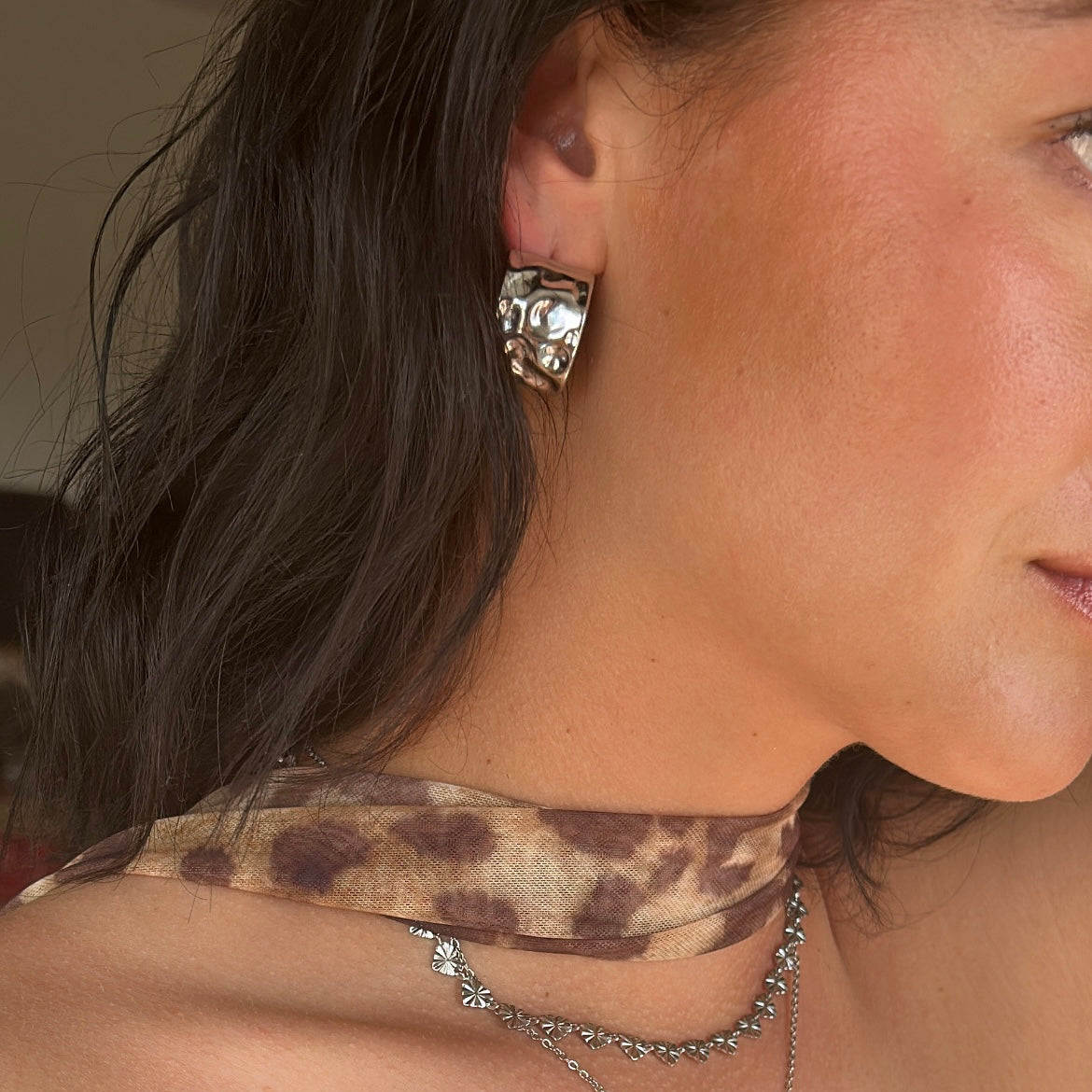 Pendientes Kaila Plateado