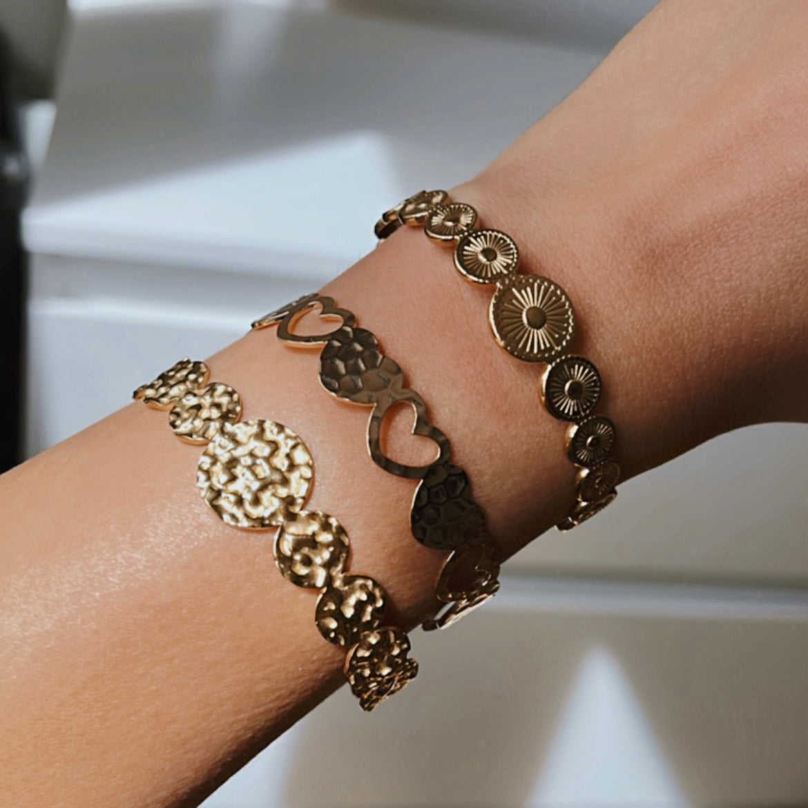 Pulsera Corazones