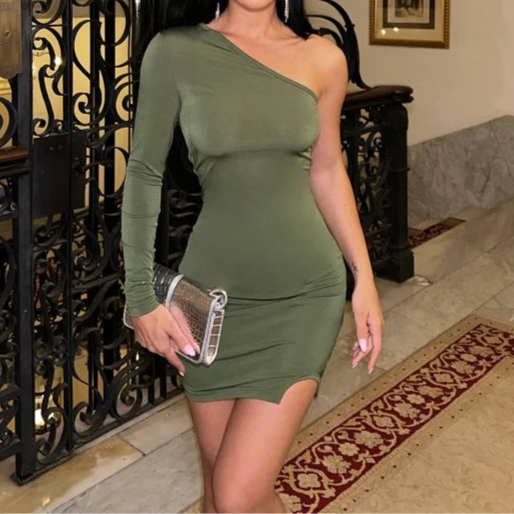 Vestido Oliva Seducción