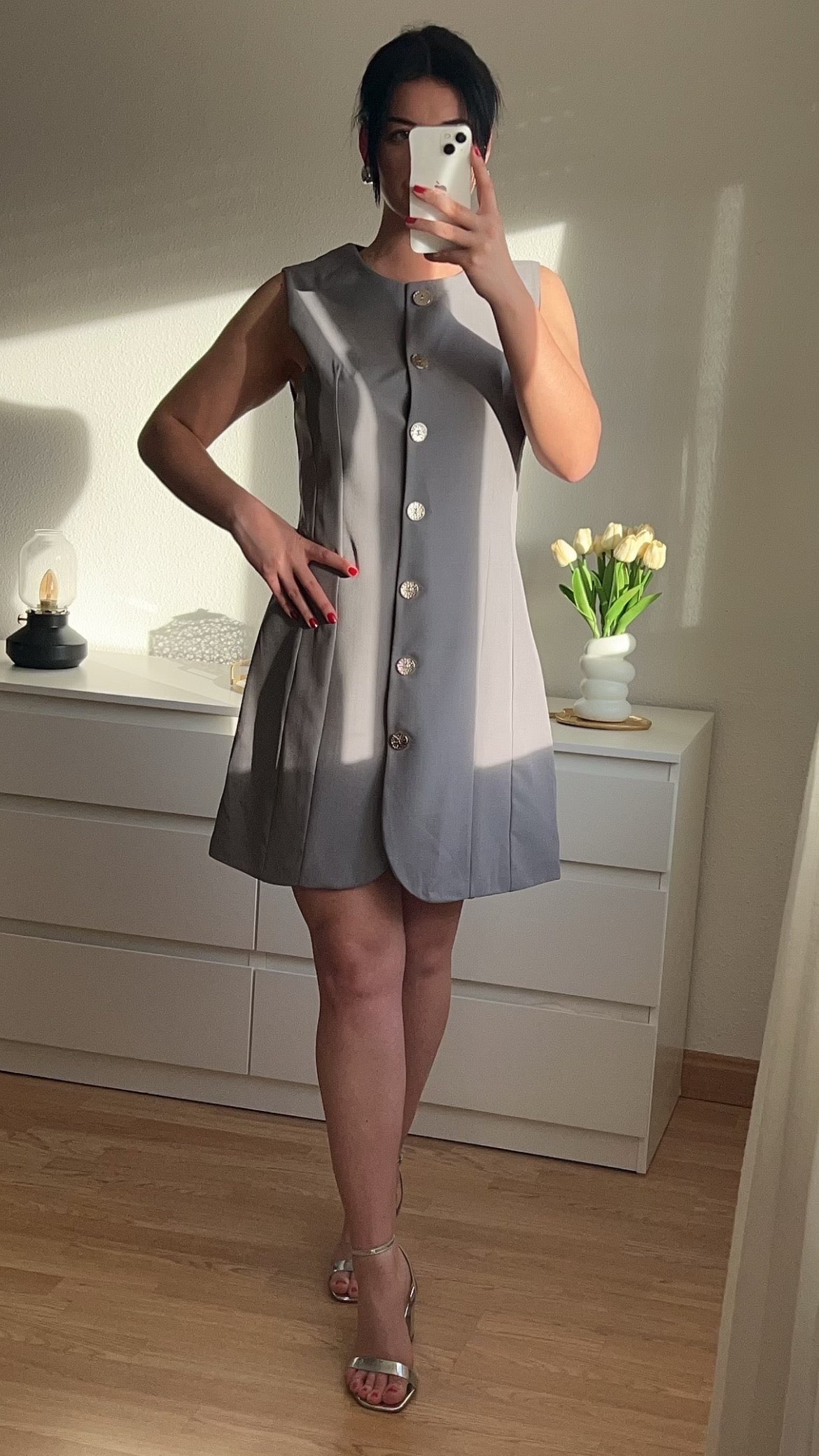 Vestido Gris