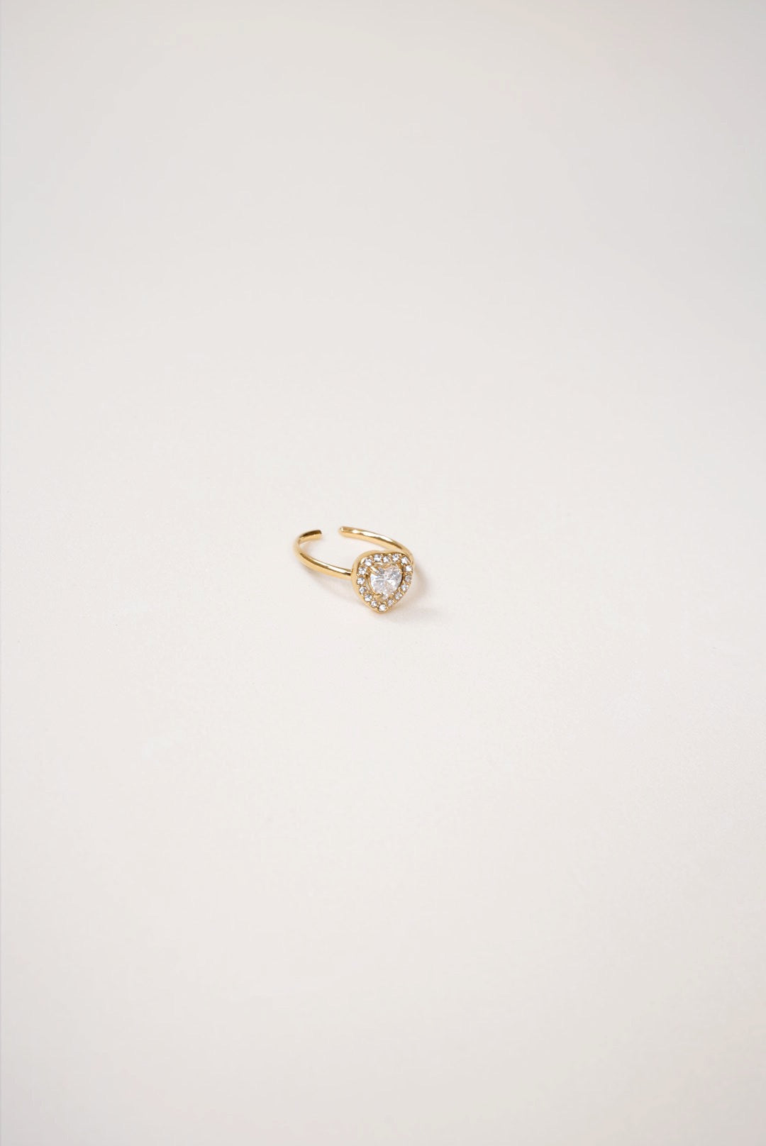 Anillo Corazón Blanco