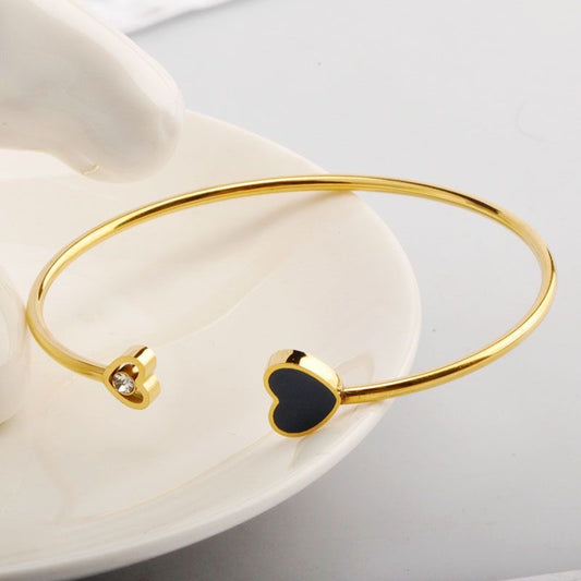 Pulsera Corazón Negro