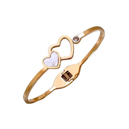 Pulsera Corazón Blanco