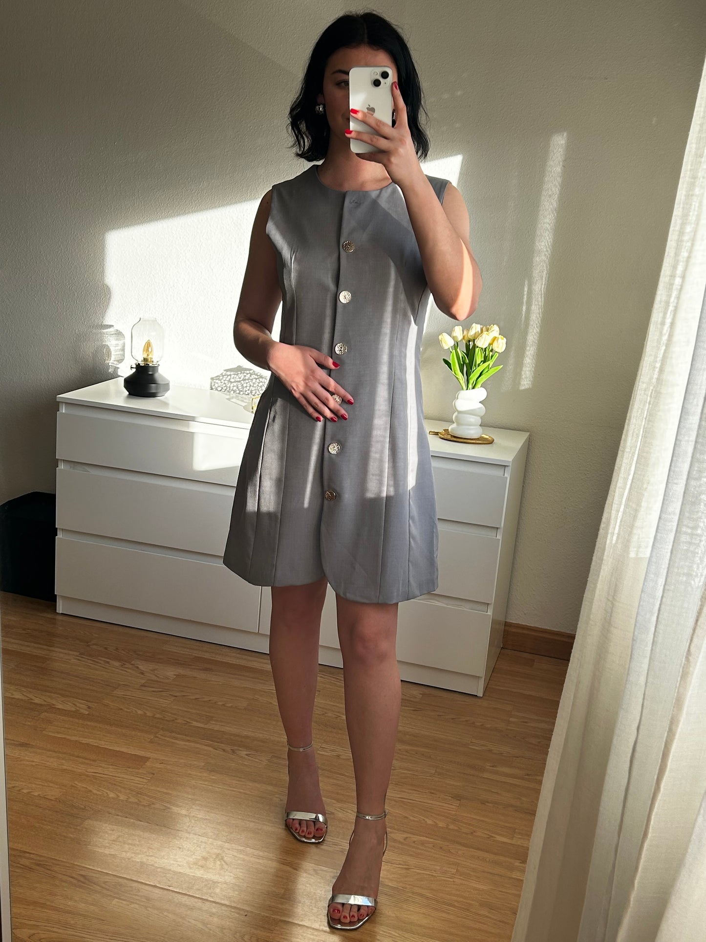 Vestido Gris