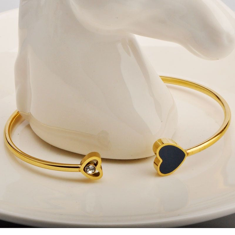 Pulsera Corazón Negro