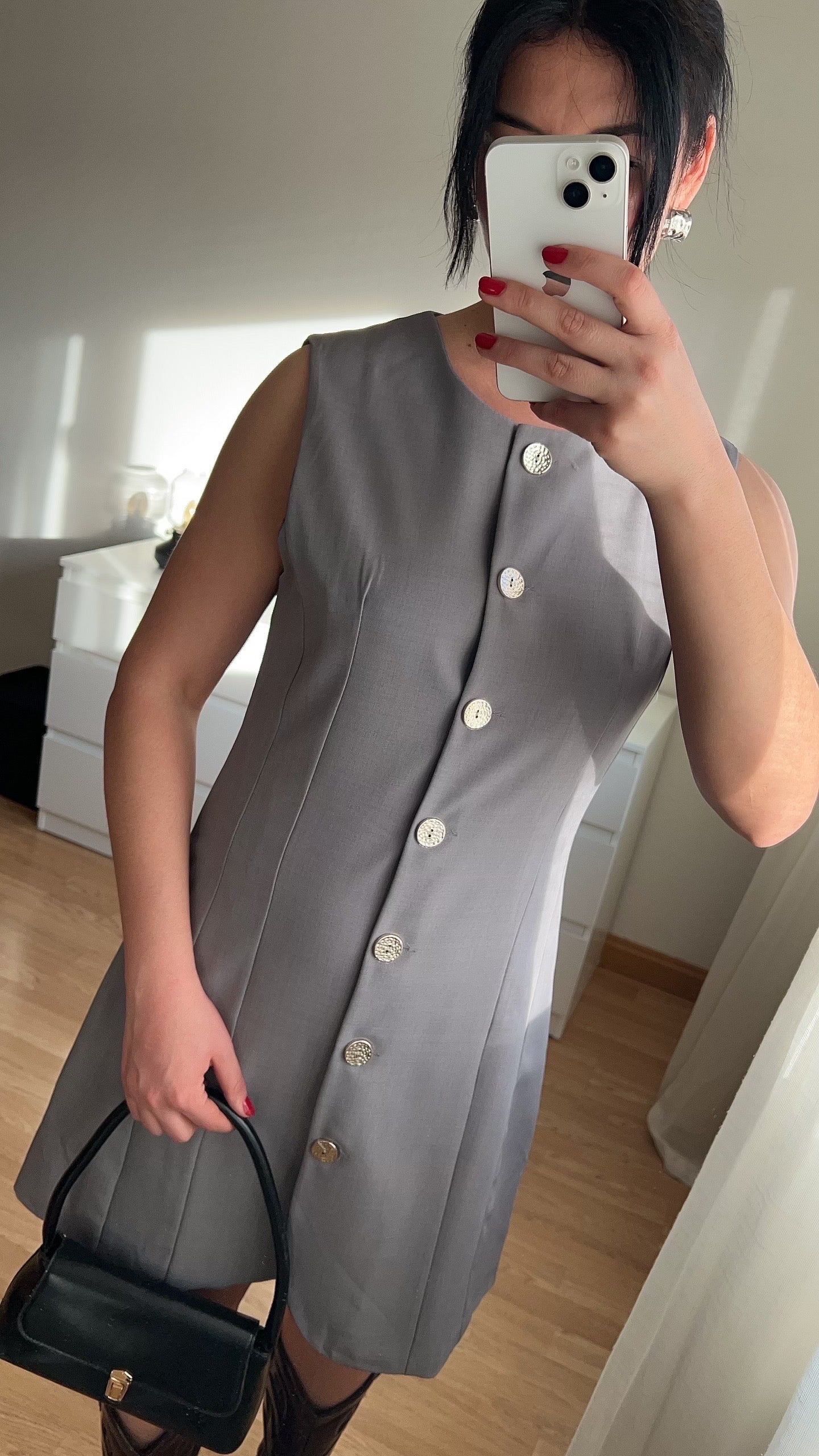 Vestido Gris