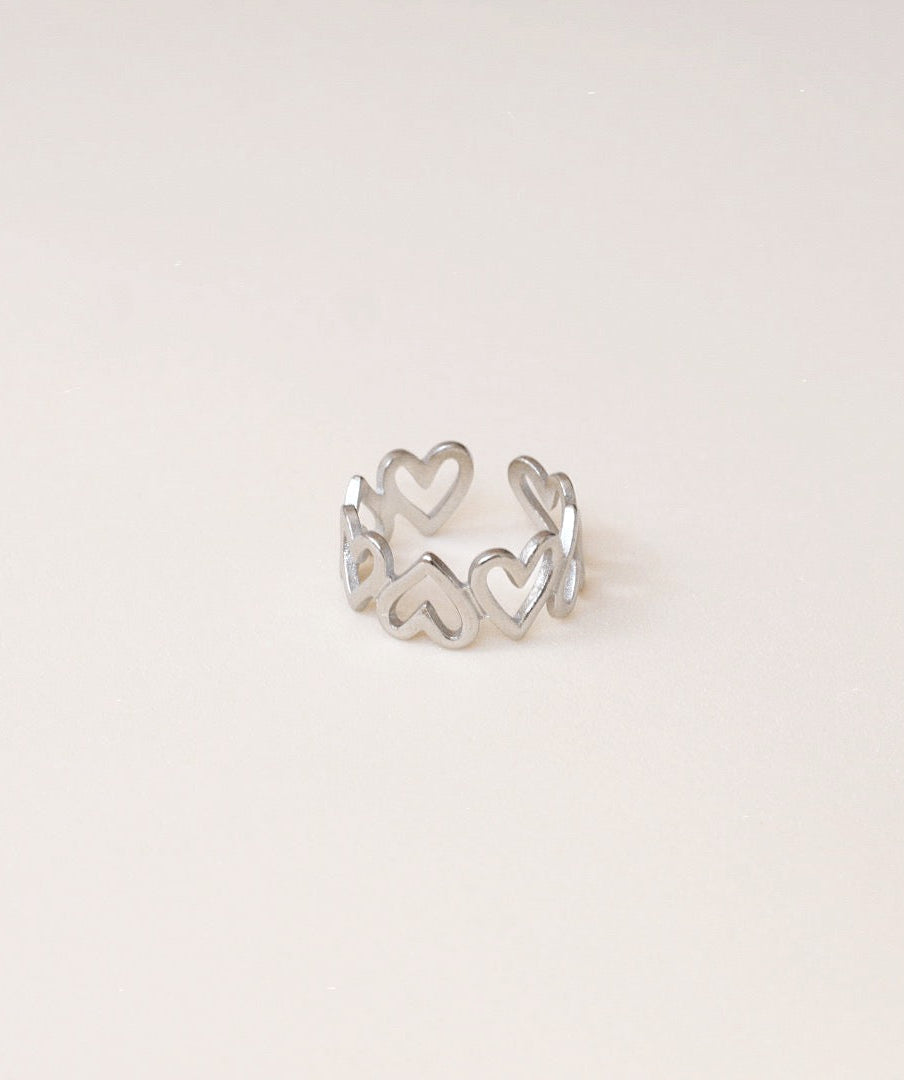 Anillo Corazones