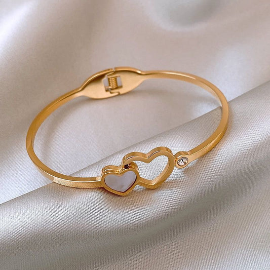 Pulsera Corazón Blanco