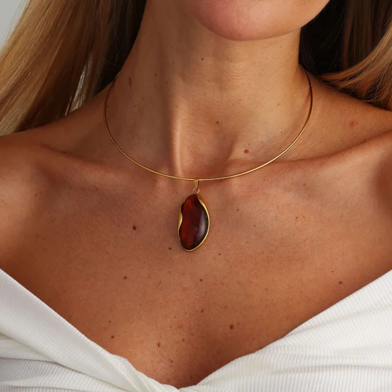 COLLAR ÁMBAR