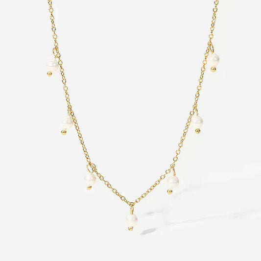 ✨ Collar Chapado en Oro 18k ✨ Descubre nuestro collar chapada en oro de 18 quilates, ideal para lucir elegante en cualquier ocasión. Con un brillo duradero y un diseño sofisticado, este collar es perfecto tanto para eventos especiales como para uso diario. Añade un toque de lujo a tu colección de joyería con este collar chapado en oro. Regalo para mujer. Regalo original para chicas. Regalo para novia. Regalo para madres. Regalo para amigas. Regalo para hermanas