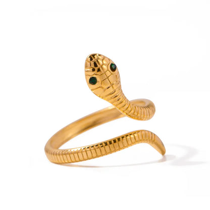 Anillo ajustable chapado en oro 18k. Anillo apto para todos los dedos. Anillo duradero