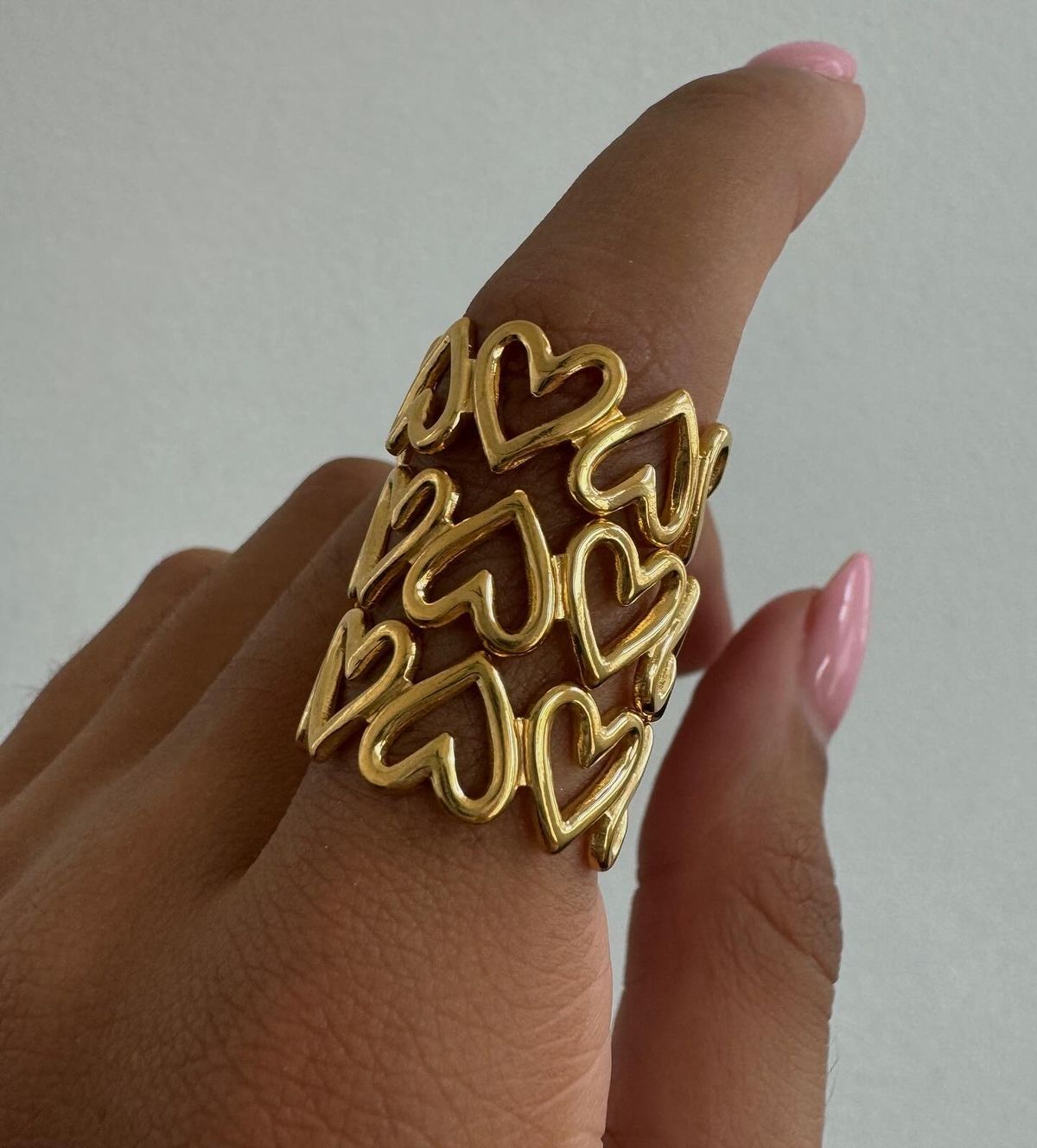 Anillo Corazones